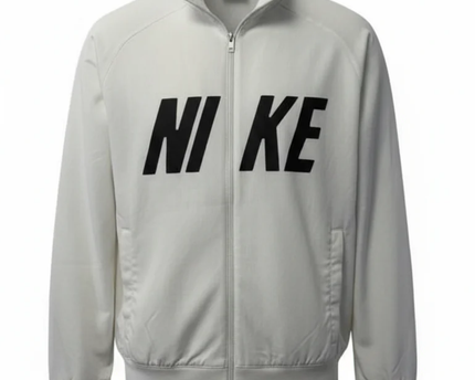 Nike White Athletic Dept. Full-Zip Sports Jacket