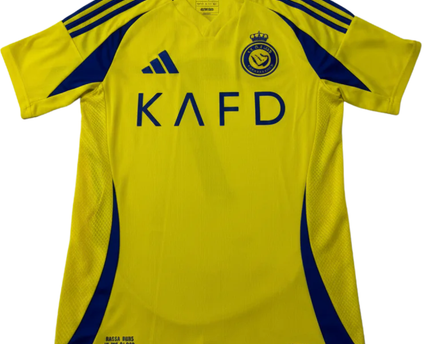 Al Nassr Ronaldo 7 Yellow Football Jersey
