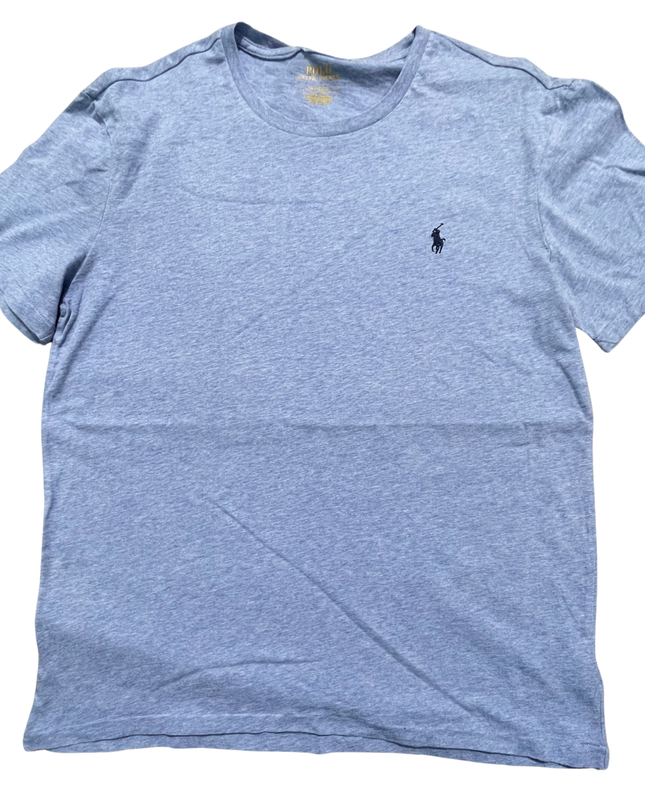 Polo Ralph Lauren Heathered Blue Crew Neck T-Shirt