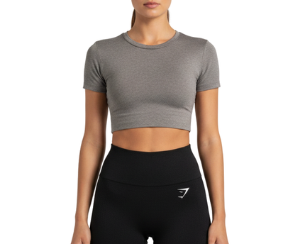 Gymshark Black Seamless High-Waisted Sports Shorts