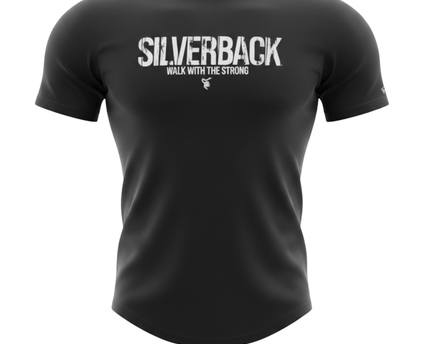 Silverback Black Artistic Gorilla Graphic T-Shirt