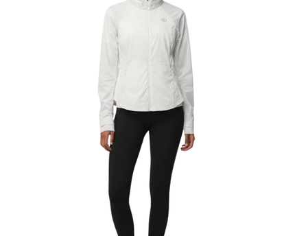 Lululemon White Full-Zip Lightweight Athletic Sports Jacket