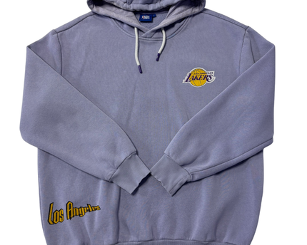 DeFacto Purple Los Angeles Lakers Graphic Hoodie