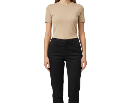 DeFacto Black Slim Fit Trousers