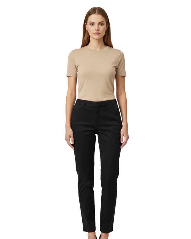 DeFacto Black Slim Fit Trousers