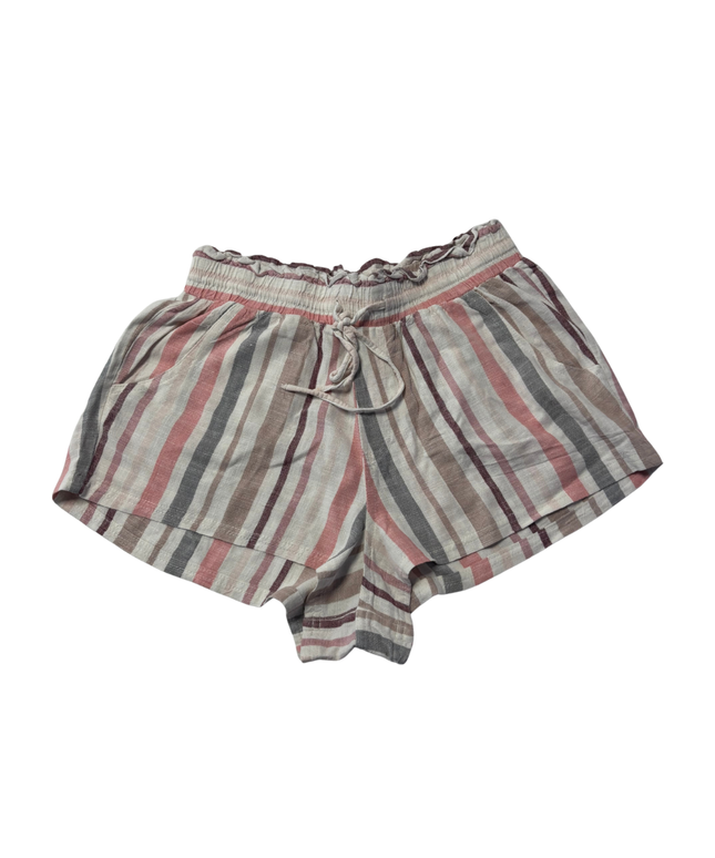 Aeropostale Striped High-Waisted Relaxed Shorts