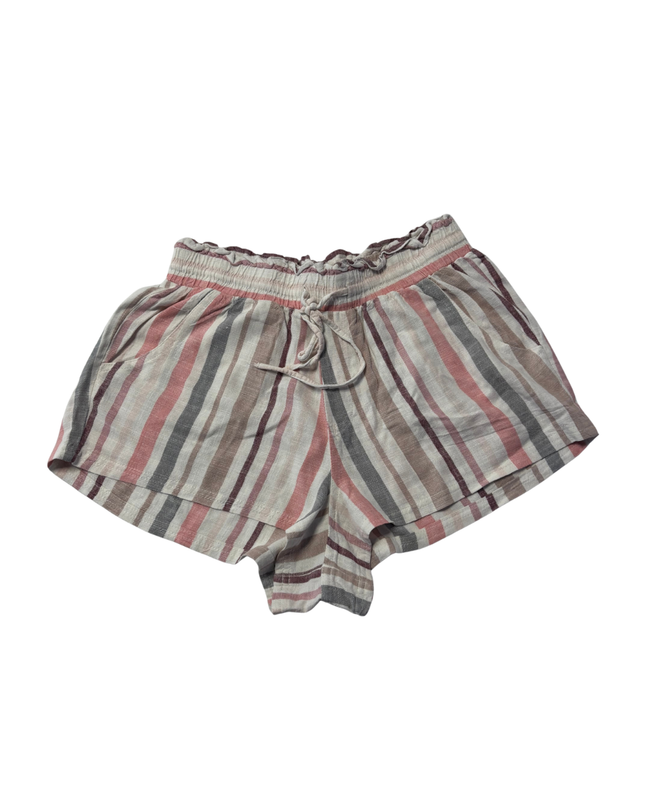 Aeropostale Striped High-Waisted Relaxed Shorts