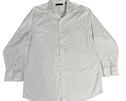 Tommy Hilfiger Classic White Long Sleeve Regular Fit Button-Down Shirt