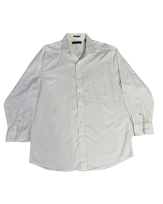 Tommy Hilfiger Classic White Long Sleeve Regular Fit Button-Down Shirt