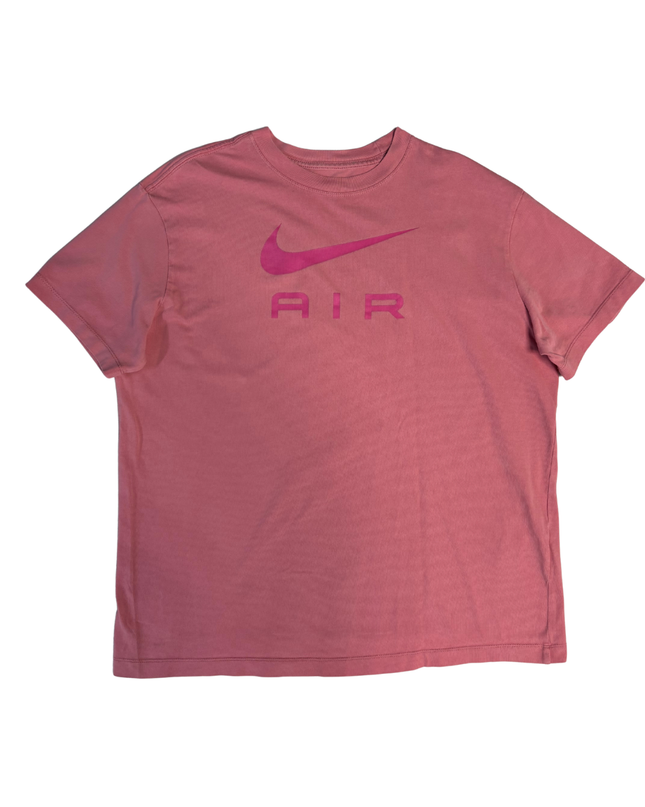 Nike Pink Air Swoosh Logo Graphic T-Shirt