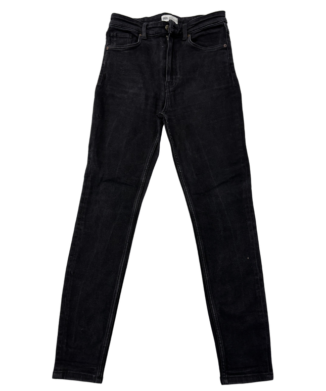 Zara Black High-Waisted Skinny Jeans