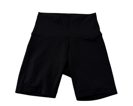 Lululemon Black High-Rise Athletic Biker Shorts