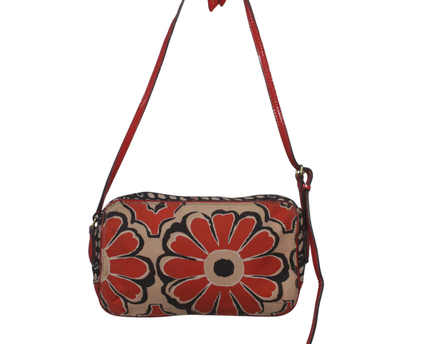 Coach Floral Print Red/Multicolor Crossbody Bag