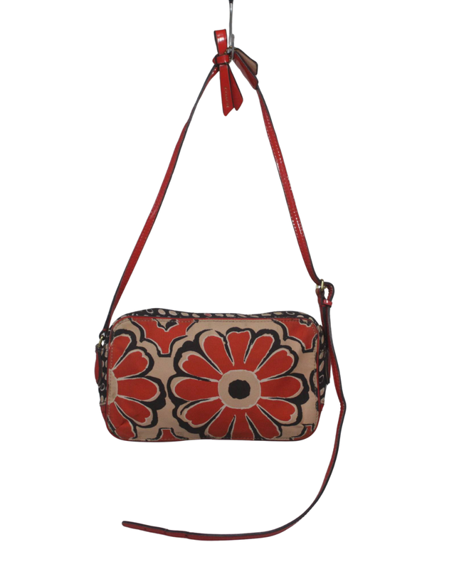 Coach Floral Print Red/Multicolor Crossbody Bag