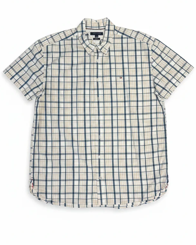 Tommy Hilfiger White Checked Shirt
