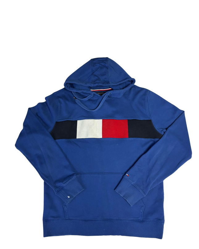 Tommy Hilfiger Blue Flag Colorblock Hoodie