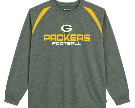 NFL Team Apparel Green Bay Packers Green Long Sleeve Sports T-Shirt
