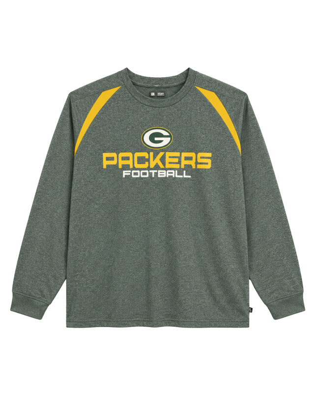 NFL Team Apparel Green Bay Packers Green Long Sleeve Sports T-Shirt