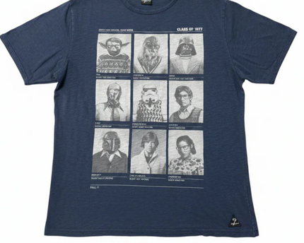 S-Ponder Blue Star Wars State High School Year Book Graphic Tee