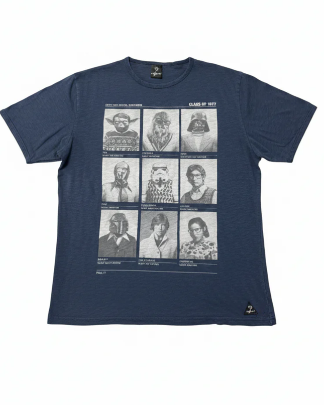 S-Ponder Blue Star Wars State High School Year Book Graphic Tee