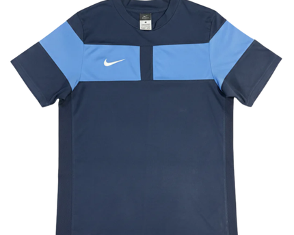 Nike Navy Blue Dri-FIT Color-Block Sports T-Shirt
