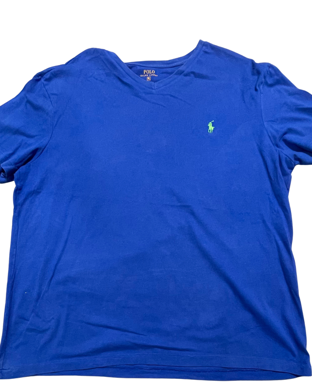 Polo Ralph Lauren Blue Short Sleeve V-Neck T-Shirt
