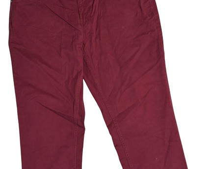 Michael Kors Burgundy Parker Slim Fit Pants