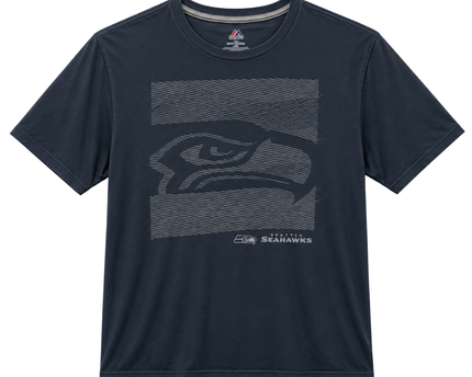 Majestic Black Seattle Seahawks Graphic Tee