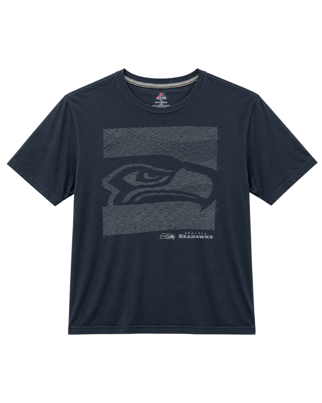 Majestic Black Seattle Seahawks Graphic Tee