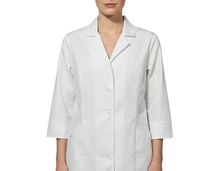 Dickies White Professional 3/4 Sleeve Coat