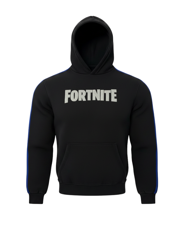 Fortnite Black Graphic Logo Hoodie