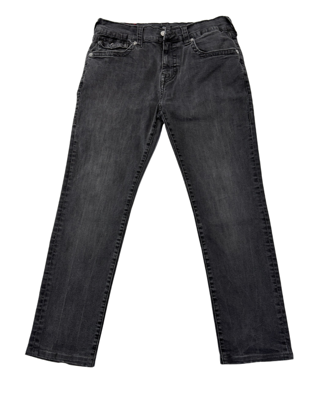 True Religion Rocco Relaxed Skinny Black Jeans