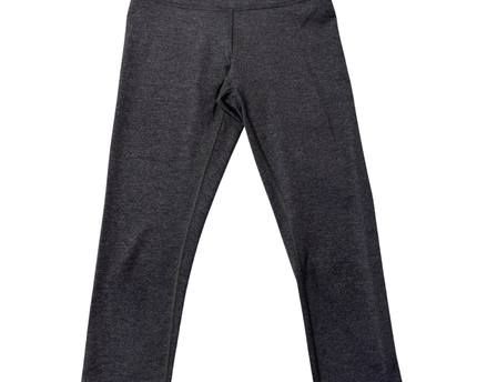 Lululemon Dark Grey High-Rise Cropped Leggings