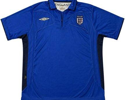 Umbro England Blue Quarter-Zip Training Jersey