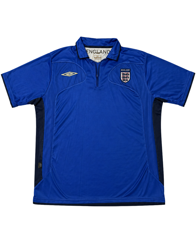 Umbro England Blue Quarter-Zip Training Jersey