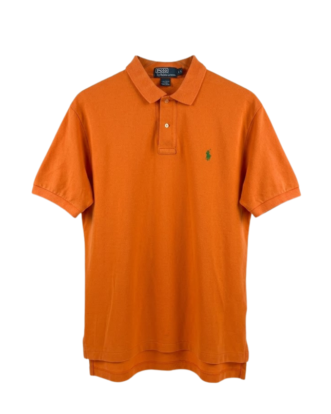 Polo by Ralph Lauren Men's Orange Classic Fit Polo Shirt