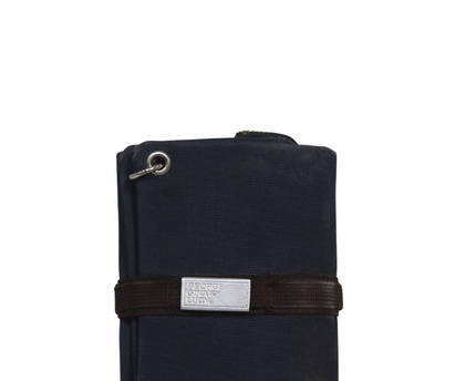 GEORGE GINA & LUCY Navy Utility Canvas Wallet