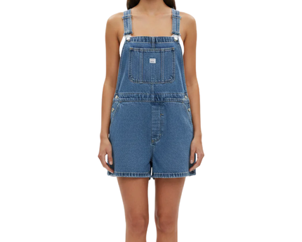 Cotton On Blue Denim Short Overalls Romper