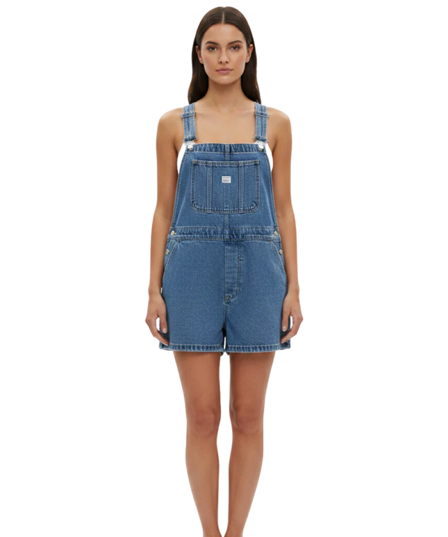 Cotton On Blue Denim Short Overalls Romper
