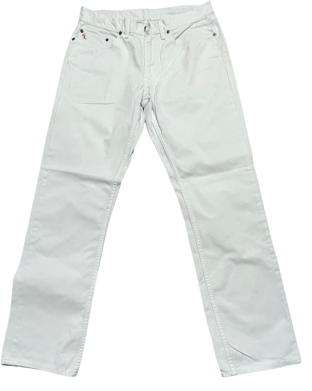 Polo Ralph Lauren White Straight Leg Jeans