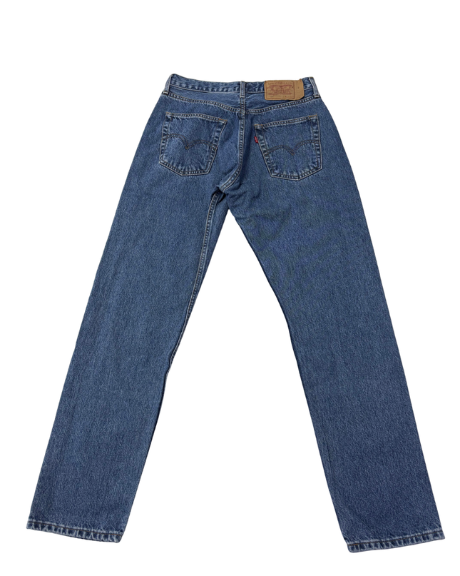 Levi's Classic Blue Straight Leg Denim Jeans