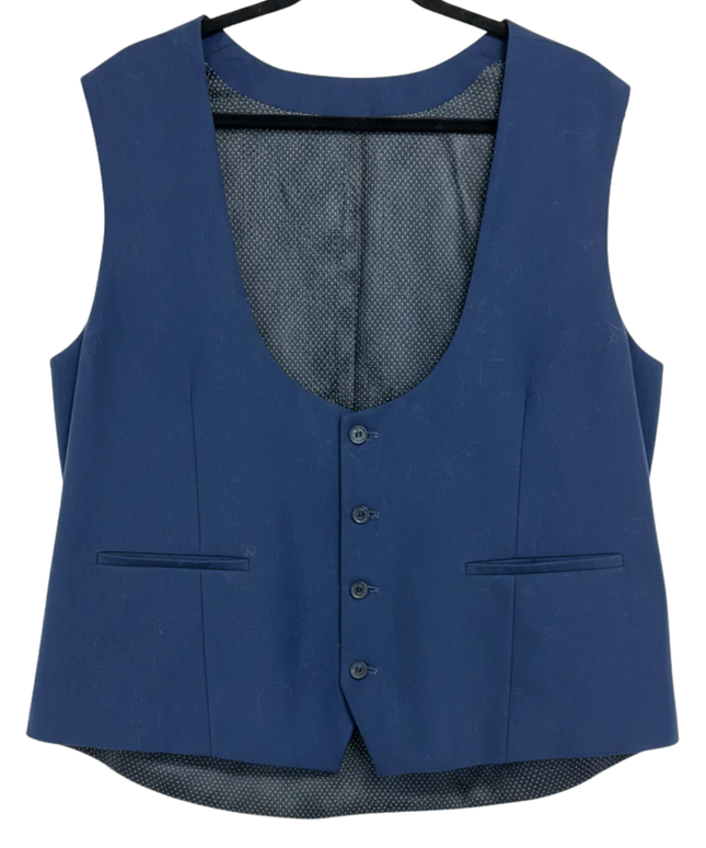 Skopes Navy Blue Milan Scoop Neck Waistcoat