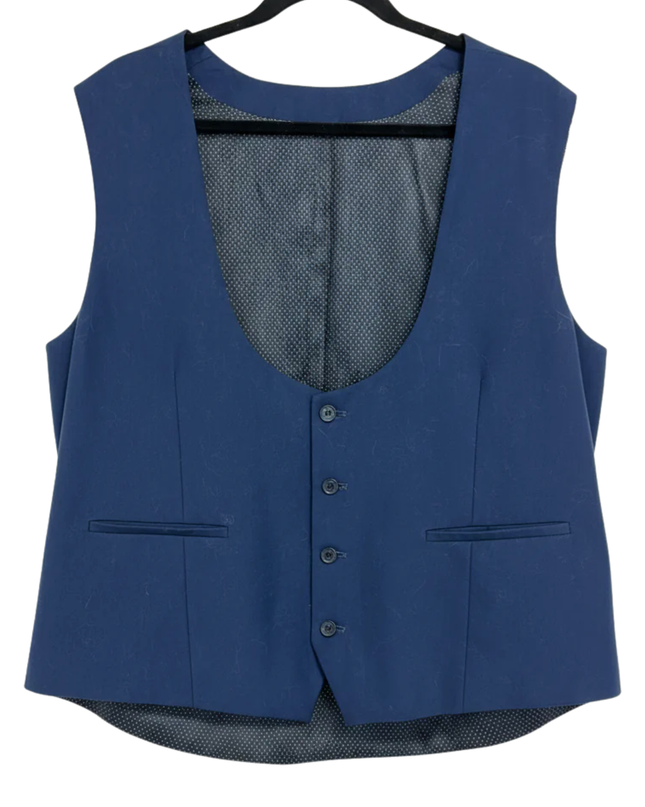 Skopes Navy Blue Milan Scoop Neck Waistcoat