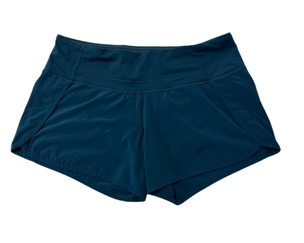 Lululemon Teal Athletic Performance Running Shorts