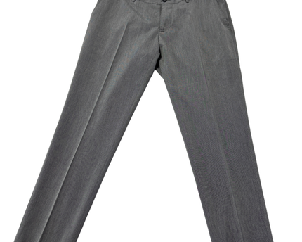 Zara Man Grey Slim Fit Tapered Dress Pants