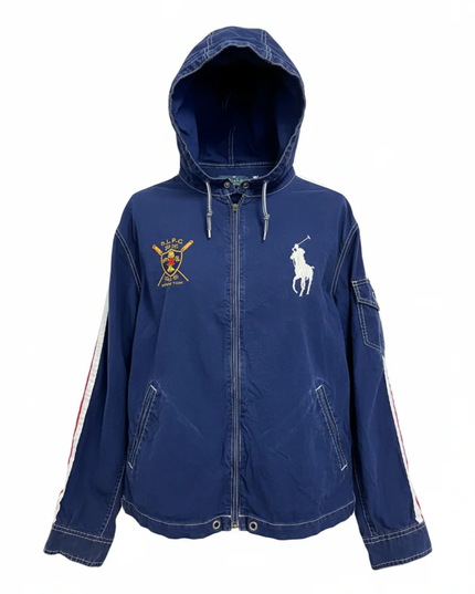 Polo Ralph Lauren Navy Blue Big Pony Rowing Team Hooded Jacket