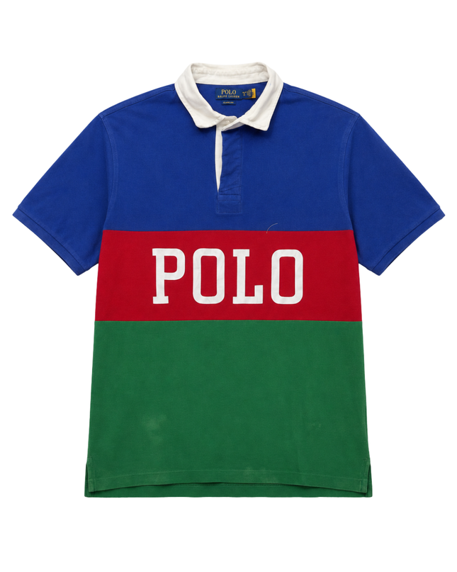 Polo Ralph Lauren Multicolor Colorblock Logo Polo Shirt
