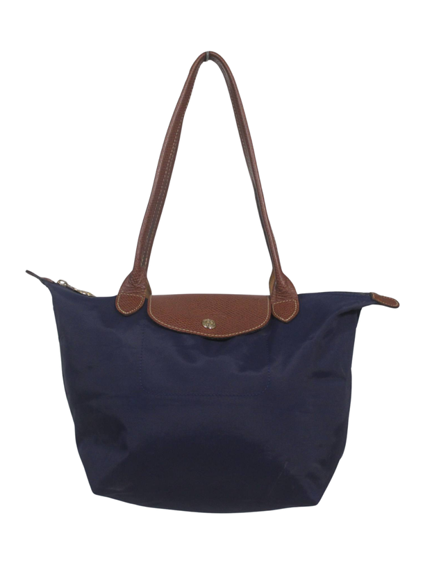 Longchamp Navy Le Pliage Large Nylon Shoulder Bag