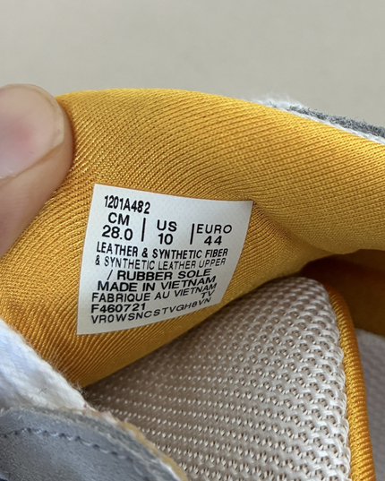 ASICS Gel Lyte III Heritage Running Sneakers | Grey, Mustard & White | EU 44