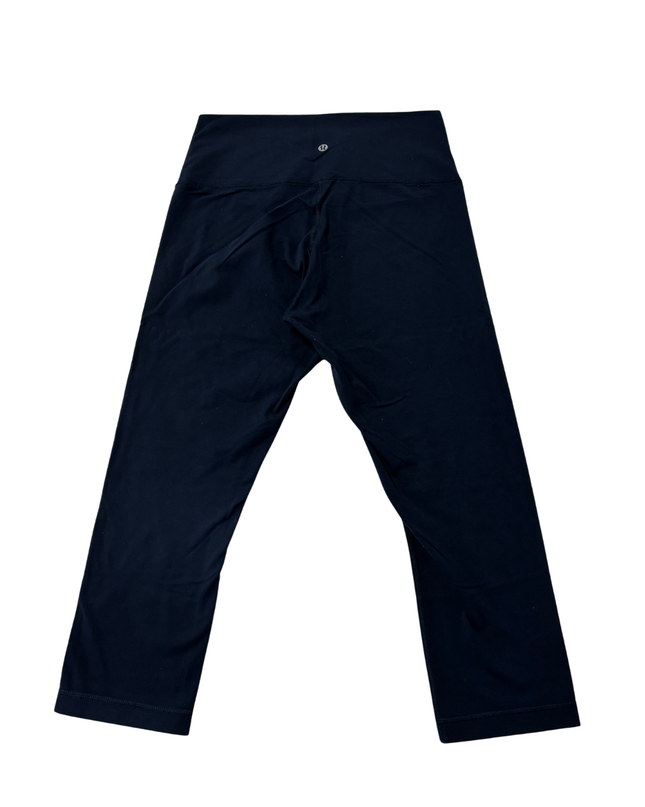 Lululemon Navy Blue High-Rise Crop Leggings